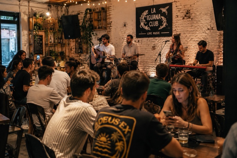 Bar con música en vivo